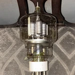 Vintage Vacuum Tube Ceramic Base Glass Electronic Component. Fixed Price $185.00.