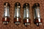 Matched Nos Quad Sed Winged EL34 Vacuum Tubes Genuine St. Petersburg, Russia. Fixed Price $275.95.