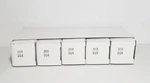 Sleeve Of 5 Nos Rca Jan 3Q4 Silver Plate Military Vacuum Tubes. Fixed Price $9.95.