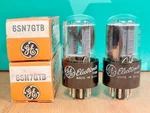 Perfectly Matched Pair Of 6SN7GTB Nos Nib Side Getter 1966 Vacuum Tubes #2. Fixed Price $100.00.