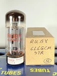 Ruby 6L6GCM-STR Tested Like Nos Tube. Fixed Price $22.45.