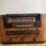 1941 Philco 41-105 Farm Radio Table Top Wood Case Shortwave Untested Is. Fixed Price $90.00.