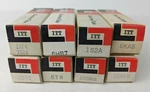 Lot Of 8 Itt Vacuum Electron Tubes W Boxes. Fixed Price $18.83.