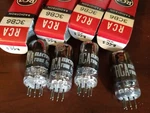 Nos 4 Matching Quad Of Rca 3CB6 Vacuum Tubes New Tested Great Jan 1959. Fixed Price $11.98.