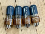 Rare Quad Cbs-hytron Jan-chy 6V6GTY Tubes Matched Hickok Tested Strong Rigid. Fixed Price $135.00.