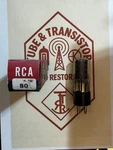 No 80 Rca Tubular Shape Rectifier Radio Audio Vacuum Tube Valve Tested. Fixed Price $12.00.