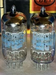 Matched Pair Philips/ei Smooth Plate 12AX7/7025 Tubes Yugoslavia TV7 Tested. Fixed Price $97.00.