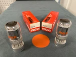 Pair Of Rca 6JZ8 Compactron Triode Pentode Tubes - Sencore TC162 Tested Nib Nos. Fixed Price $24.50.