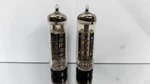 Mullard 6360 CV2798 Matched Pair Audio Tubes Grey Plate Tested England. Fixed Price $8.00.