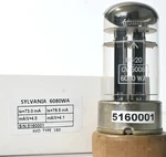 6080WA Sylvania Black Plate Avo Type Qty Pc #5160001. Fixed Price $125.00.