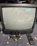 Vintage Sylvania 19" Color Crt Tv SST4192 Retro 90'S Gaming With Remote Tested. Fixed Price $300.00.