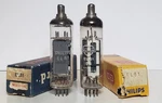 Pair Of EL81 / 6CJ6 Vintage Vacuum Tubes X Mullard & Philips. Fixed Price $22.00.