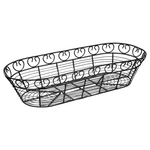 1-PIECE Oval Black Wire Bread/fruit Basket. Fixed Price $22.66.