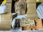 Antique Type Vacuum Tubes Cleartron CTX-120 UX-120 TV-7 Tested 70% Glass Tip. Fixed Price $107.99.