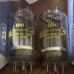 Matched Pair Westinghouse Made England 5894 Tubes Rare Twin Beam Tetrode Wbox. Fixed Price $30.88.