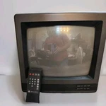 Vintage Retro Gaming Crt Tube 13" Color Tv 13GP430 - With Remote. Fixed Price $80.87.