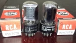 Usa 50S Nos Matched Pair Rca 6SN7GTB Short Bottle Getter Tube TV7 LOT#2. Fixed Price $89.95.