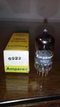 1960S Nos Nib Amperex Pq 6922/E88CC Dual Post Getter Gold Pin Tube TV-7 Tested. Fixed Price $117.00.