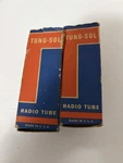 Pair Vintage Tung-sol 6V6GT (or 6SN7) Tubes Matched 1963 Date Codes Brown Ba. Fixed Price $110.00.