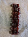ZM1030 Amperex Tubes Lot Of 8 Neon Nixie. Fixed Price $110.00.
