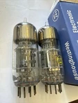 Westinghouse Nos 6BH8 Pair Audio Tubes. Fixed Price $25.00.