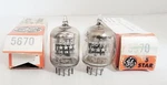 Matched Pair Nos Ge Star 5670 Double Triode (2C51 396A) Amplifier Tubes. Fixed Price $30.00.