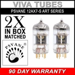 Gain Matched Pair (2) Psvane 12AX7-S ECC83 Gold Pins Art Series Vacuum Tubes. Fixed Price $99.93.