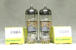 Matched Pair Amperex Pq 6084/E80F O-getter Gold Pin Holland Same Date Code 1972. Fixed Price $75.00.