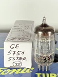 Ge 5751 ECC83 12AX7 Star Tested Good Balanced Tube. Fixed Price $28.45.