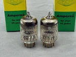 Matched Pair Amperex 5842 417A Vacuum Tubes Gold Pins Exc Cond Test Strong TV-7U. Fixed Price $69.99.