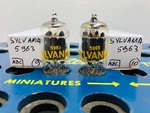 Pair Sylvania 5963 12AU7 ECC82 Same Date Life Test Excellent Tube. Fixed Price $38.45.