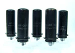 (4) Ken (1) Rca 1619 Jan Ckr VT-164 Metal Receiver Radio Power Vacuum Tubes. Fixed Price $18.00.