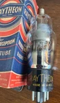 Nos 6J7G Audio Tube Raytheon St Bottle Globe Nib. Fixed Price $40.00.