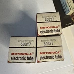 Lot Of 3: Motorola 50GY7 Electronic Tube, New-old Stock TU3. Fixed Price $20.00.
