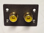 Eico HF-12, HF-20, HF-86 Rca Interconnect Upgrade Plate. Fixed Price $22.00.