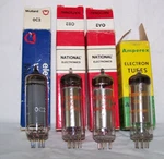 Lot (4) Nos Tubes W/boxes,mullard 0C2,NATIONAL 0A2,AMPEREX 0B2,RADIO,OA2,OC2,OB2. Fixed Price $29.95.