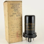 (1) Tested 1944 Canadian Armed Services Raytheon Jan Crp 0Z4 Tube Ge CK1003. Fixed Price $16.95.