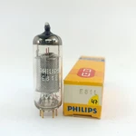 X E81L Philips Tube. 1960S Mullard Prod. Mesh Plate. Gold Pin. Sq. 47. CB402. Fixed Price $10.95.