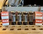 Nos/nib Vintage Matched Quad (4) Rca By Mullard 6CA7 EL34 Vacuum Tubes Blackburn. Fixed Price $1599.99.