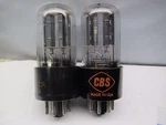 6SN7 Gt Cbs / Hytron Platinum Matched Pair ,,nato Specs TV7 Tested. Fixed Price $104.74.