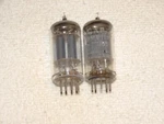12AX7 Telefunken Tube*ribbed Plates*very Strong PAIR*1960'S*#11. Fixed Price $100.00.