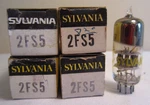Lot Of 4 Sylvania 2FS5 Electronic Tubes In Boxes. Fixed Price $19.77.