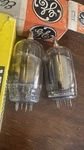 Pair (2) Nos Ge 17GJ5 Beam Power Amplifier Tubes. Fixed Price $30.00.