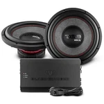 Black Diamond Amplifier + 2X DS18 12" Subwoofer Bundle - Car Audio Bass Upgrade. Fixed Price $347.96.