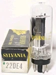 1 Sylvania 22DE4 Coin Base Vacuum Tube Tested Nos On Calibrated Tv - 7. Fixed Price $9.95.