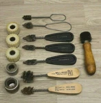 Lot Of 13 Mill-rose Schaefer Unbranded Copper Tube & Fitting Cleaning Brushes. Fixed Price $24.97.