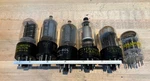 Lot Of 6 Electron Tubes, Tung-sol Rca Sylvania Stromberg Old Stock. Fixed Price $99.00.