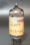 1958 Rare Raytheon Sample 12DT7 12AX7 Black Plate Vacuum Tube Tested Tv - !. Fixed Price $229.95.