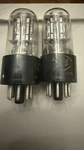 Cbs Hytron Matched Pair 6SN7 Gt Nos Black Plates Bottom Getters Audio Tubes. Fixed Price $150.00.