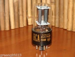 Vintage Rca 6SN7 Gtb Black Plates Radio Tube Results= 2880/2450 10.1/ 7.5 Ma. Fixed Price $31.99.